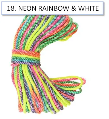 Neon Rainbow & White