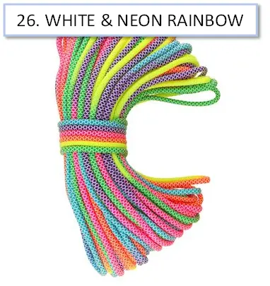 White & Neon Rainbow